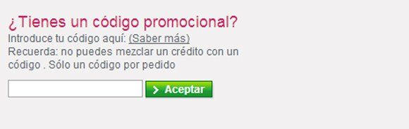 Código promocional Photobox